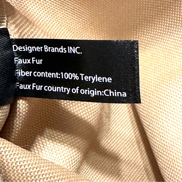 5/$15💥 DSW Cream Faux Fur Kids Backpack Travel & Everyday Bag - Picture 8 of 13